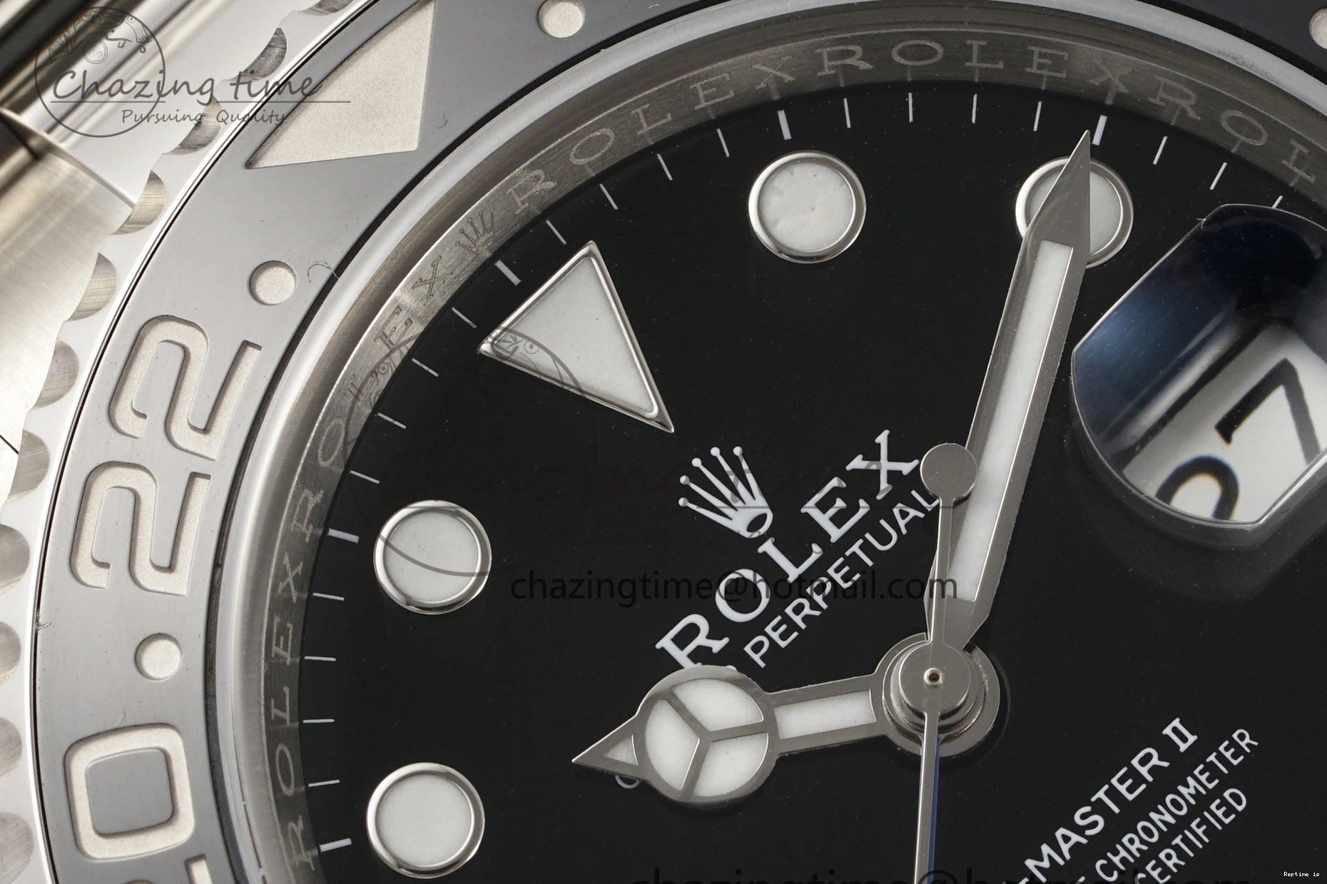 1218 Sleek GMT-Master II 126710 BLNR Blue Black Ceramic Clean Factory Best Edition on Oyster Bracelet DD3285 CHS 1990